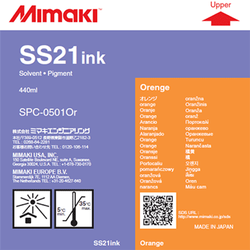 Solvent Ink - Orange (440mL)