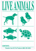 6pk IATA Live Animal Species Shipping Labels