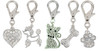 Choose from 5 styles. Heart, Poodle, Cat, Bone and Paw