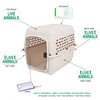 Best practice follow these steps to properly install markings to kennel for IATA compliant pet travel in airline cargo