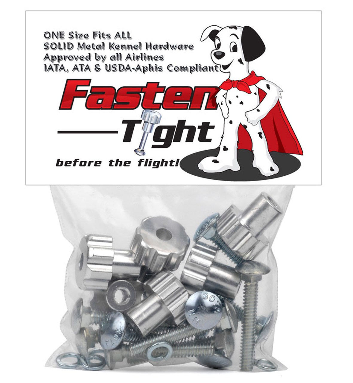 Metal Hardware fasteners for Cat Carriers, Pet Kennels, Dog Crates