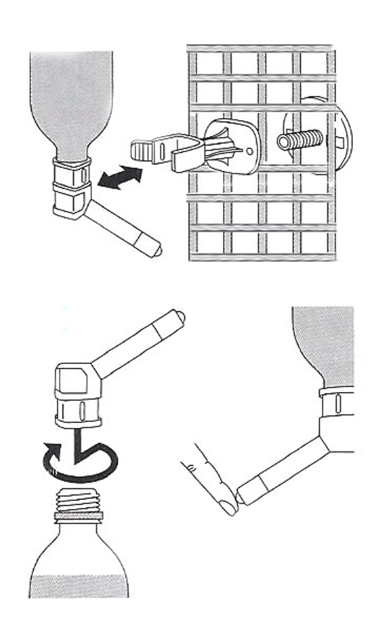 Dog Water Nozzle Instructions Diagram