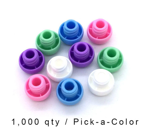 1000 syringe caps pick-a-color