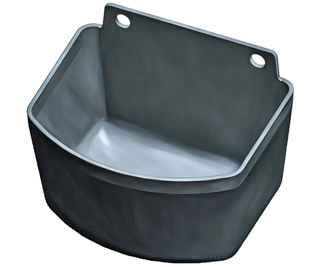Large and deep to holds plenty of fluid or food for large working dogs.