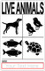 Custom printed IATA Live Animal Species Labels in Black