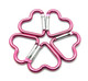 Pink Heart Travel Clips