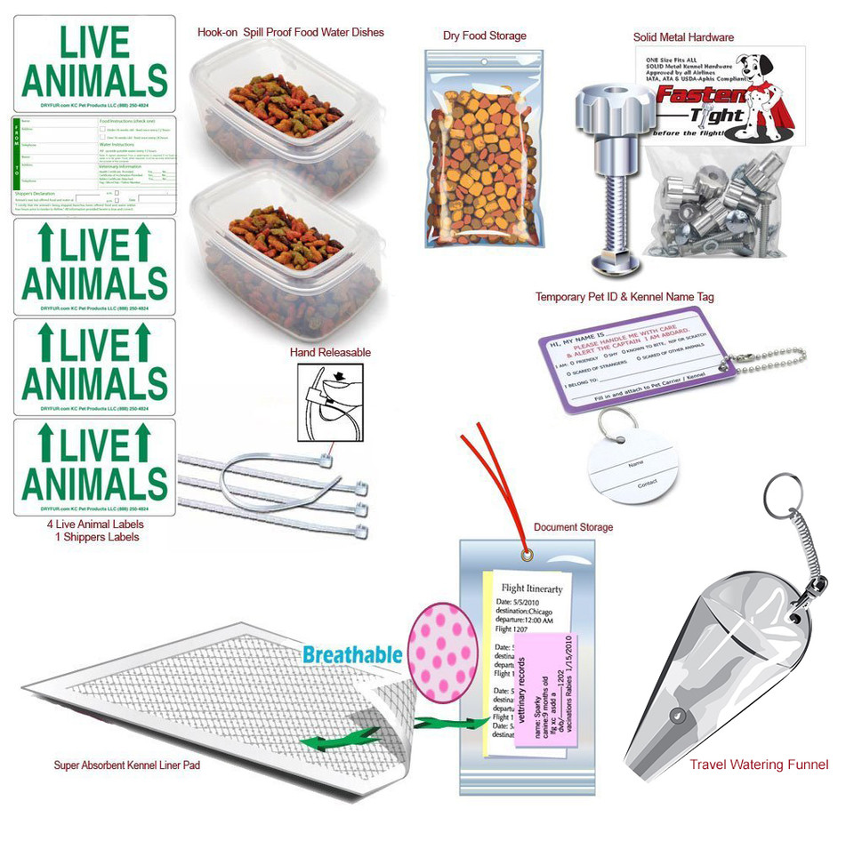 Pet Airline Travel Kit
