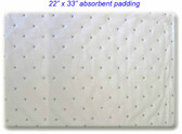 Universal Absorbent Travel Pad WHITE 2pk