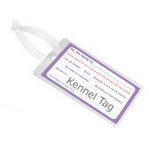 Laminated Kennel Name Tag