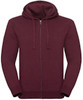 Authentic melange zipped hood sweatshirt