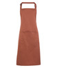 Colours bib apron with pocket PR154