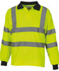 Hi-vis long sleeve polo