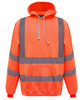 Hi-vis pull-over hoodie