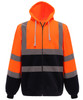 Hi-vis zip hoodie