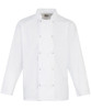 Studded front long sleeve chef's jacket PR665