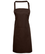 Colours bib apron with pocket PR154