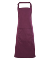 Colours bib apron with pocket PR154