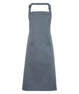 Colours bib apron with pocket PR154