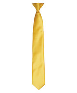 'Colours' satin clip tie PR755