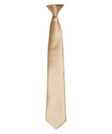 'Colours' satin clip tie PR755