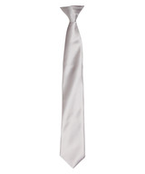 'Colours' satin clip tie PR755