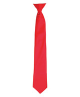 'Colours' satin clip tie PR755