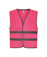 Hi-vis reflective border kids waistcoat