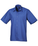 Short sleeve poplin shirt