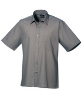 Short sleeve poplin shirt