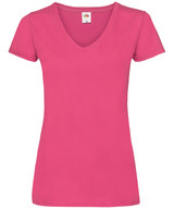 Women's valueweight v-neck T SS047