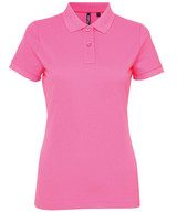 Women's polycotton blend polo