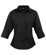 Women's ¾ sleeve poplin blouse PR305