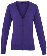 Women's button-through knitted cardigan PR697