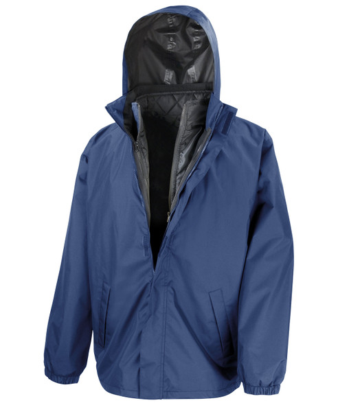 Core 3-in-1 jacket with quilted bodywarmer R215X