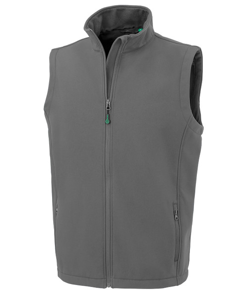 Men's recycled 2-layer printable softshell bodywarmer