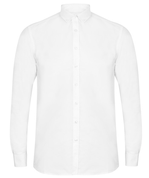 Modern long sleeve Oxford shirt