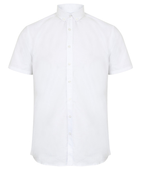 Modern short sleeve Oxford shirt