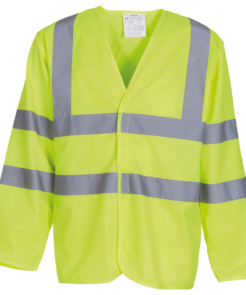 Hi-vis long sleeve waistcoat (HVJ200) YK007