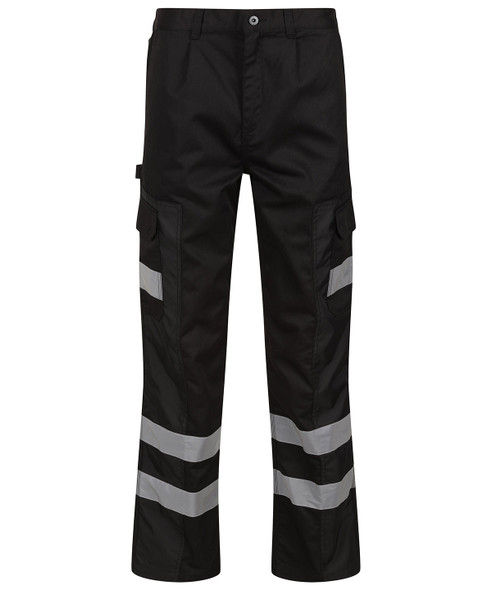 HOW RX600 Black Cargo Trousers