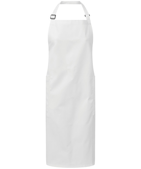 Recycled polyester and cotton bib apron, organic and Fairtrade certified PR120
