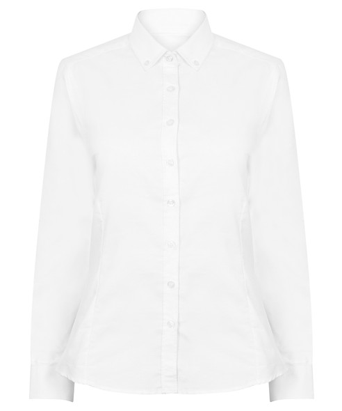 Women's modern long sleeve Oxford shirt