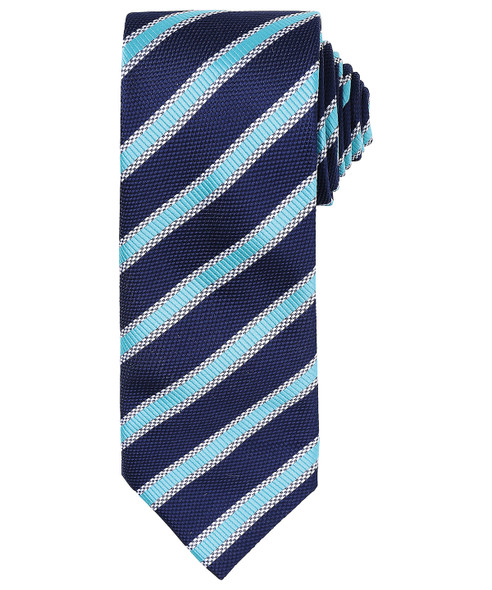 Waffle stripe tie PR783