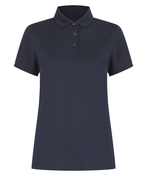 Women's recycled polyester polo shirt