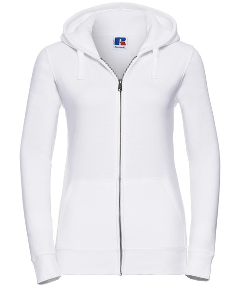 Women's authentic zipped hooded sweatshirt