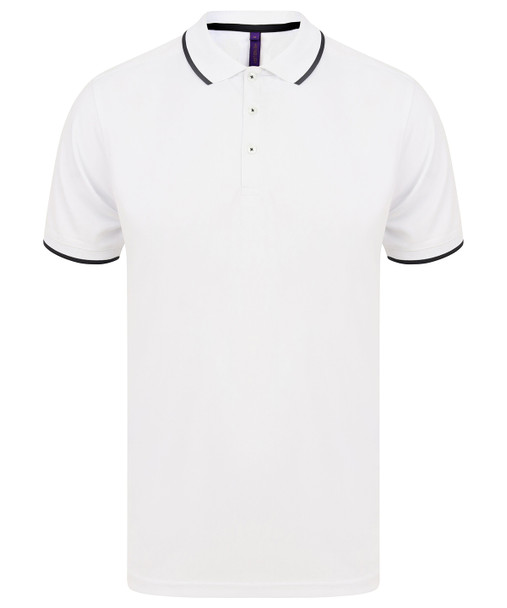 HiCool® tipped polo shirt