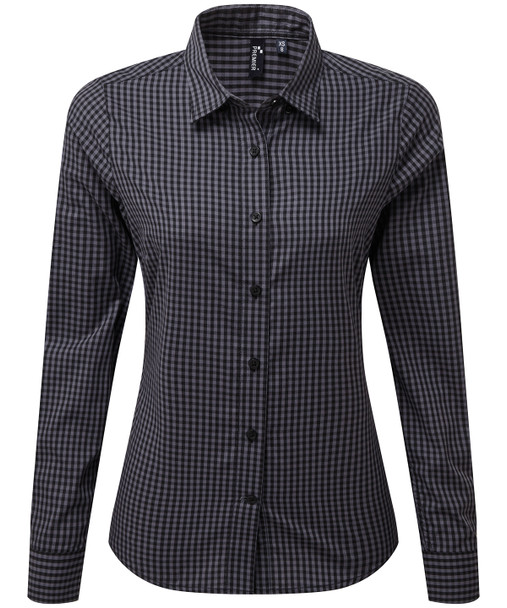 Women's Maxton check long sleeve shirt PR352