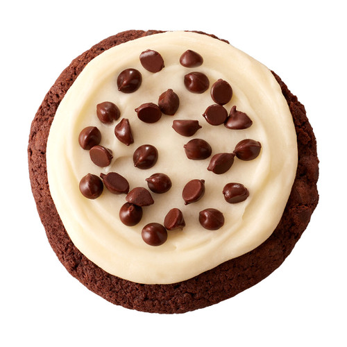 Hot Cocoa Cookie with Marshmallow Buttercream Icing