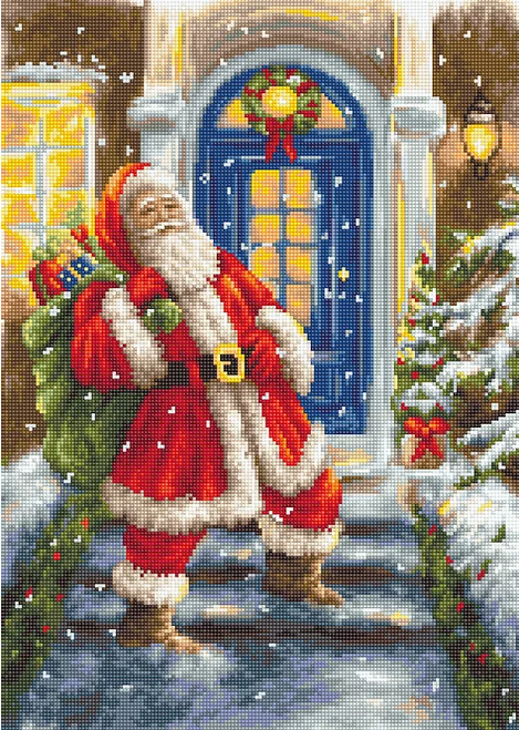 Santa Claus - Luca S Counted Cross Stitch Kit