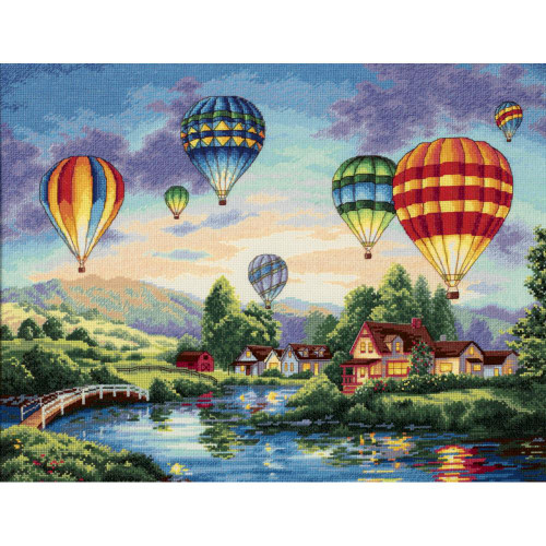 Balloon Glow - Dimensions - The Gold Collection Counted Cross Stitch Kit