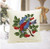 Berlin Floral Red Bird Counted Cross Stitch Pattern